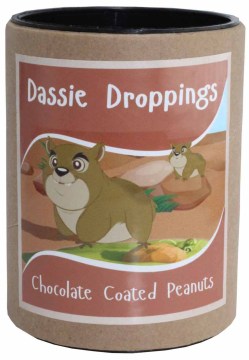 cartoon dassie peanuts droppings novelty confectionery top dot